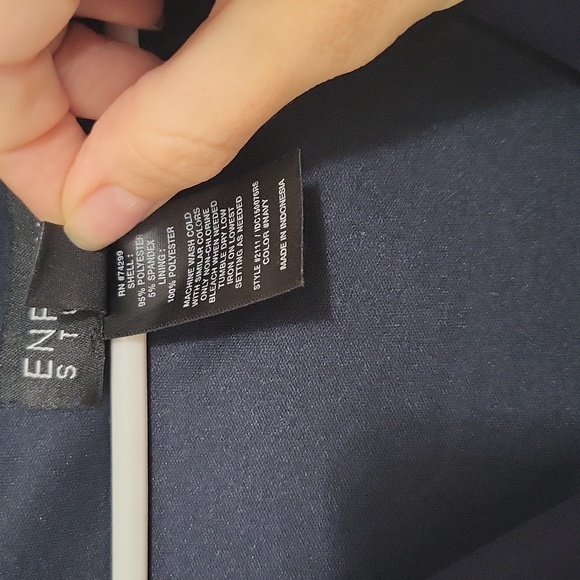 Navy v neck sleeveless dress size 10 - Picture 4 of 6